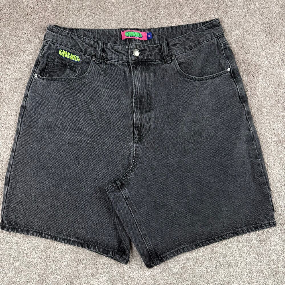 Empyre Tori Black Denim Baggy Jorts Skate Y2K Size 13 Zumiez